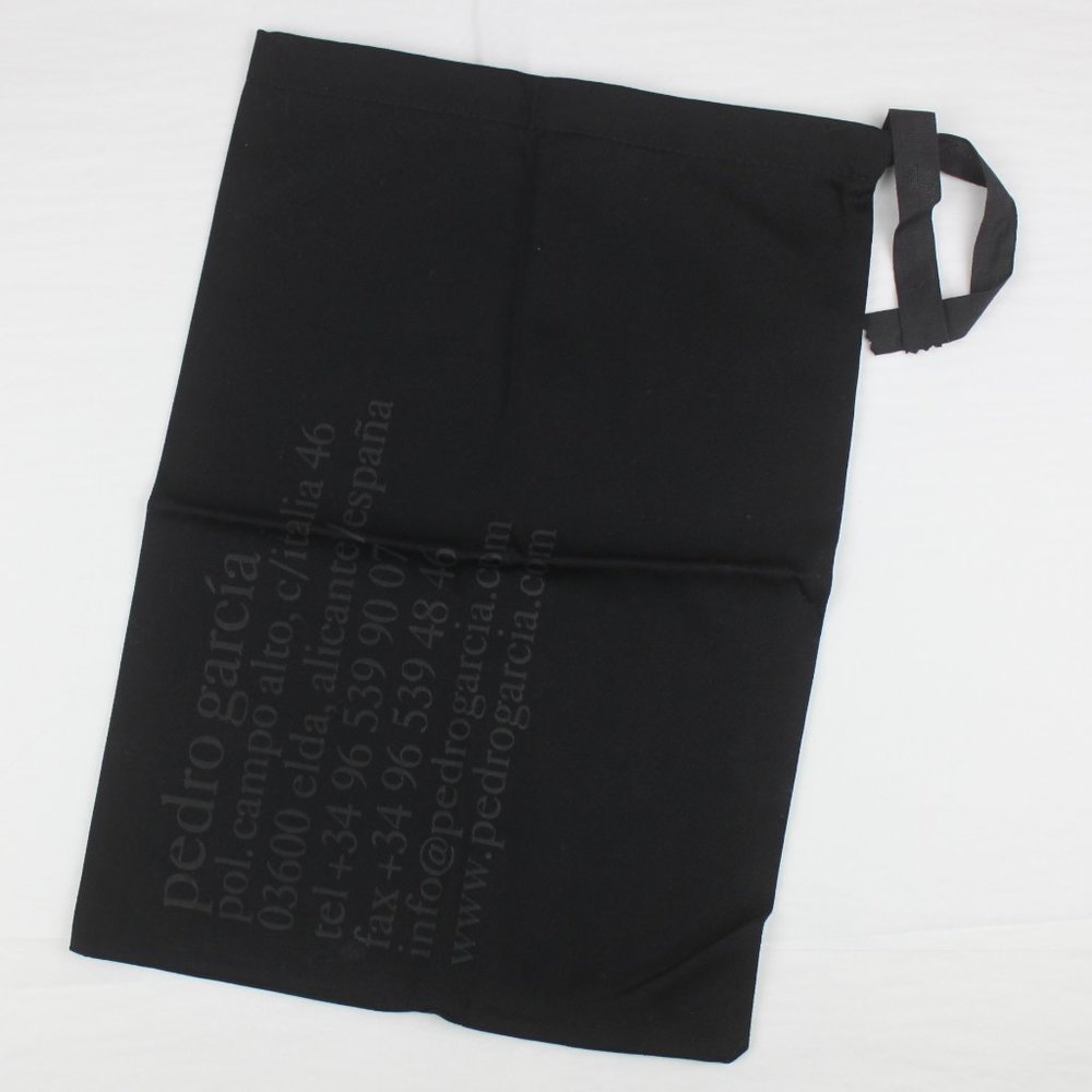 Pedro Garcia 10x14 Black Drawstring Dustbag
